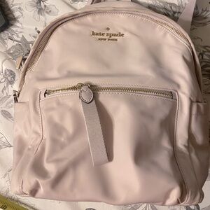 Kate Spade canvas backpack in Tutu pink. Like new used condition